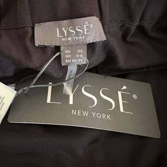 Lysse New York Black Smoothing Waistband Chino Shorts Size XS - NWT MSRP $82 - Picture 5 of 7